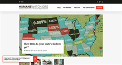 Desktop Screenshot of humanewatch.org