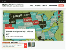 Tablet Screenshot of humanewatch.org